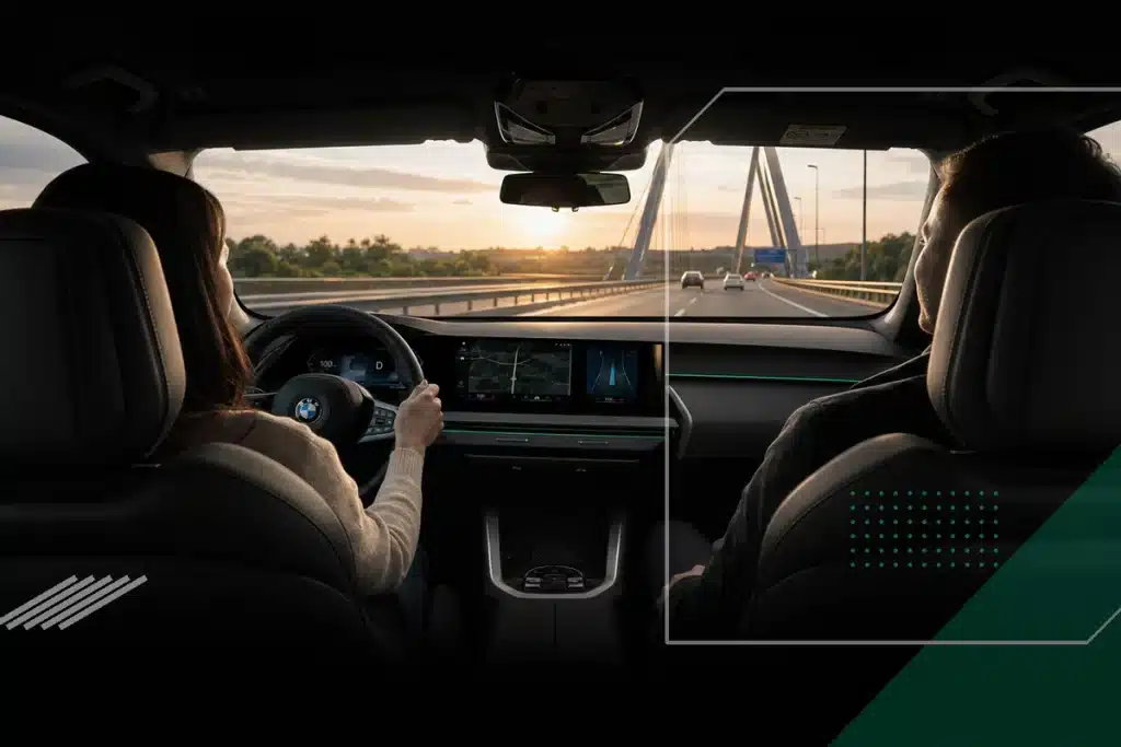 Fahren mit Begleitperson im Auto